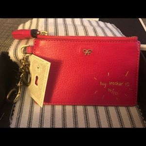 Anya Hindmarch Pink Card Case
